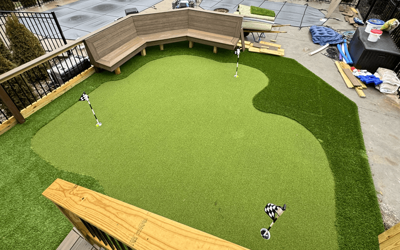 Professional Putting Greens Artificial Turf Installation Services